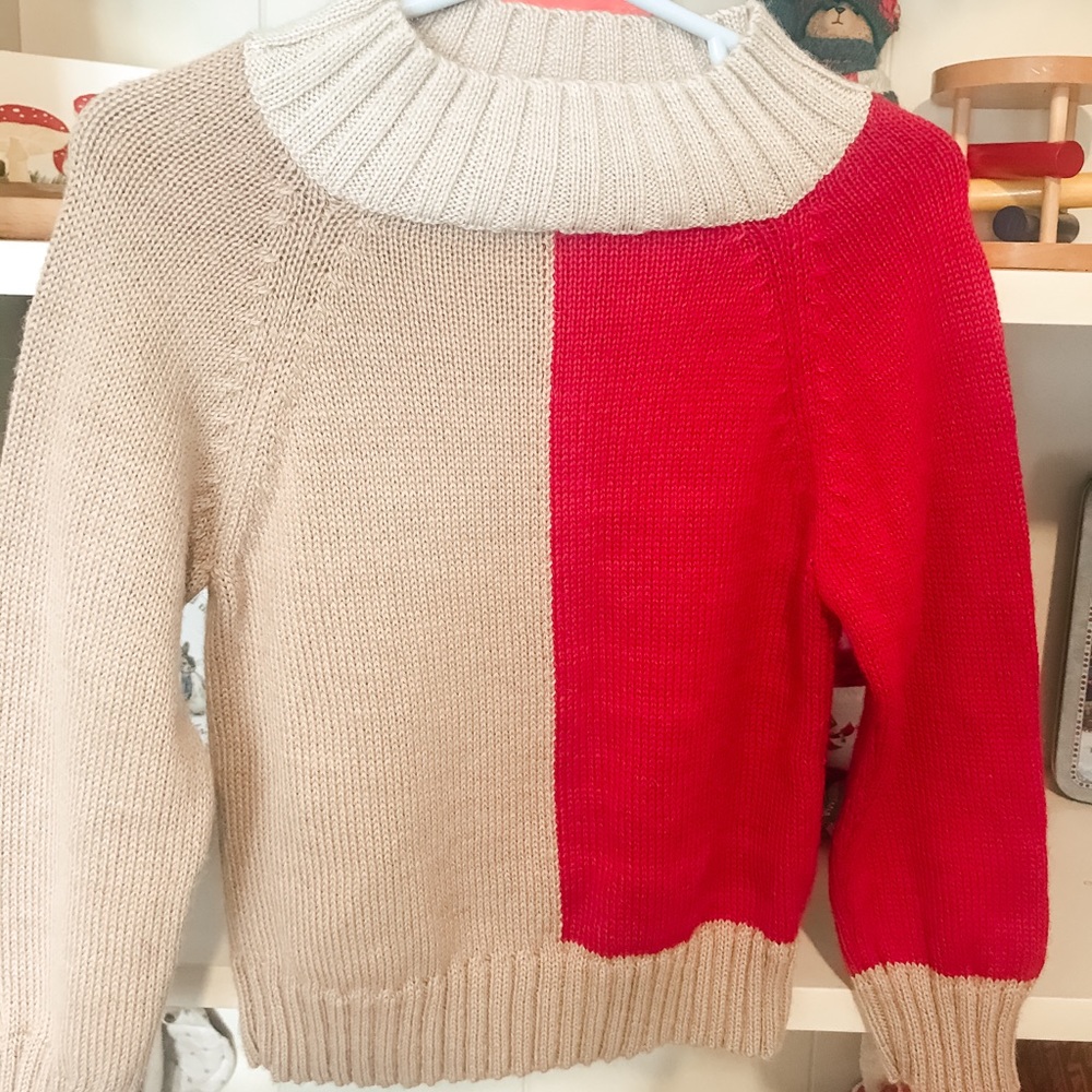 Fin and Vince colorblock sweater